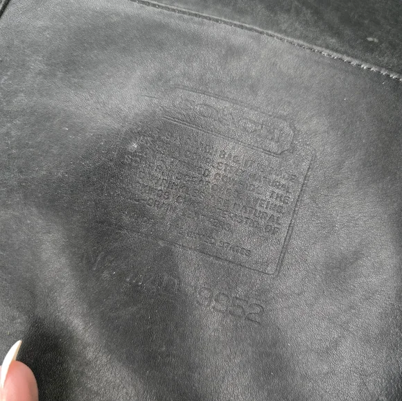 Vintage 90s Coach Lula's Legacy Black Leather Drawstring Bucket Bag [As Is] - Picture 7 of 7